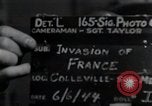 Image of United States troops Normandy France, 1944, second 4 stock footage video 65675068783