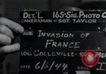 Image of United States troops Normandy France, 1944, second 6 stock footage video 65675068783