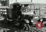 Image of tourists sightseeing in America in Model T cars Western United States USA, 1919, second 20 stock footage video 65675068821