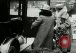 Image of tourists sightseeing in America in Model T cars Western United States USA, 1919, second 60 stock footage video 65675068821