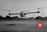 Standbild Bell XV-3 convertiplane "tiltrotor" Flugzeug Texas United States USA, 1955, aus Sekunde 46 historischem Filmmaterial Videoclip 65675068824