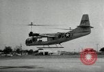 Standbild Bell XV-3 convertiplane "tiltrotor" Flugzeug Texas United States USA, 1955, aus Sekunde 57 historischem Filmmaterial Videoclip 65675068824