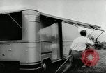 Image Setra bus Camping et de la remorque Autriche, 1955, de la seconde 11 séquences d'archives historiques vidéo 65675068827