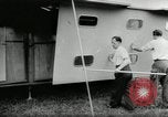Image Setra bus Camping et de la remorque Autriche, 1955, de la seconde 15 séquences d'archives historiques vidéo 65675068827