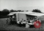 Image Setra bus Camping et de la remorque Autriche, 1955, de la seconde 52 séquences d'archives historiques vidéo 65675068827