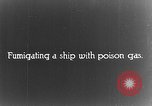 Image of ships fumigated Baltimore Maryland USA, 1927, second 3 stock footage video 65675068855