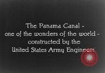 Image of Panama Canal Panama, 1914, second 7 stock footage video 65675068858