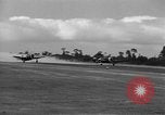 Standbild P-47D Thunderbolt Flugzeuge Lignerolles Normandie Frankreich, 1944, aus Sekunde 6 historischem Filmmaterial Videoclip 65675068869