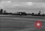 Standbild P-47D Thunderbolt Flugzeuge Lignerolles Normandie Frankreich, 1944, aus Sekunde 7 historischem Filmmaterial Videoclip 65675068869