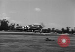 Standbild P-47D Thunderbolt Flugzeuge Lignerolles Normandie Frankreich, 1944, aus Sekunde 9 historischem Filmmaterial Videoclip 65675068869