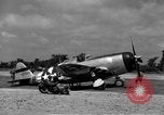 Standbild P-47D Thunderbolt Flugzeuge Lignerolles Normandie Frankreich, 1944, aus Sekunde 15 historischem Filmmaterial Videoclip 65675068869