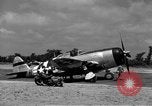 Standbild P-47D Thunderbolt Flugzeuge Lignerolles Normandie Frankreich, 1944, aus Sekunde 16 historischem Filmmaterial Videoclip 65675068869
