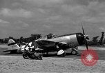 Standbild P-47D Thunderbolt Flugzeuge Lignerolles Normandie Frankreich, 1944, aus Sekunde 17 historischem Filmmaterial Videoclip 65675068869