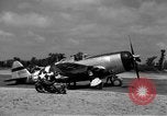 Standbild P-47D Thunderbolt Flugzeuge Lignerolles Normandie Frankreich, 1944, aus Sekunde 18 historischem Filmmaterial Videoclip 65675068869