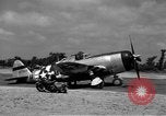 Standbild P-47D Thunderbolt Flugzeuge Lignerolles Normandie Frankreich, 1944, aus Sekunde 19 historischem Filmmaterial Videoclip 65675068869