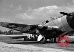 Standbild P-47D Thunderbolt Flugzeuge Lignerolles Normandie Frankreich, 1944, aus Sekunde 23 historischem Filmmaterial Videoclip 65675068869