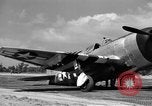 Standbild P-47D Thunderbolt Flugzeuge Lignerolles Normandie Frankreich, 1944, aus Sekunde 24 historischem Filmmaterial Videoclip 65675068869