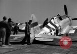 Standbild P-47D Thunderbolt Flugzeuge Lignerolles Normandie Frankreich, 1944, aus Sekunde 31 historischem Filmmaterial Videoclip 65675068869