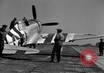 Standbild P-47D Thunderbolt Flugzeuge Lignerolles Normandie Frankreich, 1944, aus Sekunde 33 historischem Filmmaterial Videoclip 65675068869