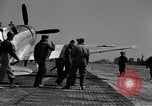 Standbild P-47D Thunderbolt Flugzeuge Lignerolles Normandie Frankreich, 1944, aus Sekunde 36 historischem Filmmaterial Videoclip 65675068869