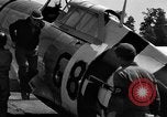 Standbild P-47D Thunderbolt Flugzeuge Lignerolles Normandie Frankreich, 1944, aus Sekunde 38 historischem Filmmaterial Videoclip 65675068869