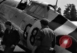 Standbild P-47D Thunderbolt Flugzeuge Lignerolles Normandie Frankreich, 1944, aus Sekunde 39 historischem Filmmaterial Videoclip 65675068869