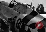 Standbild P-47D Thunderbolt Flugzeuge Lignerolles Normandie Frankreich, 1944, aus Sekunde 44 historischem Filmmaterial Videoclip 65675068869