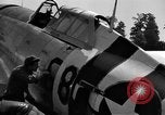 Standbild P-47D Thunderbolt Flugzeuge Lignerolles Normandie Frankreich, 1944, aus Sekunde 45 historischem Filmmaterial Videoclip 65675068869