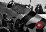 Standbild P-47D Thunderbolt Flugzeuge Lignerolles Normandie Frankreich, 1944, aus Sekunde 46 historischem Filmmaterial Videoclip 65675068869