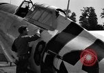 Standbild P-47D Thunderbolt Flugzeuge Lignerolles Normandie Frankreich, 1944, aus Sekunde 51 historischem Filmmaterial Videoclip 65675068869