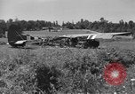 Image of U.S. aircraft destroyed on D-day, 1944 France, 1944, second 17 stock footage video 65675068873