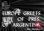 Immagine di Eva Peron Spagna, 1947, secondo 1 filmato di repertorio 65675068878