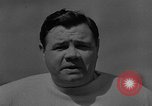 Image of Babe Ruth New York City USA, 1948, second 8 stock footage video 65675068879