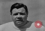 Image of Babe Ruth New York City USA, 1948, second 12 stock footage video 65675068879