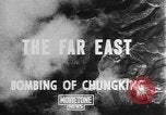 Immagine di Bombardamento di Chungking Chungking Cina, 1943, secondo 4 filmato di repertorio 65675068882