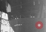 Image of Launching of aircraft carrier Hornet (CV-12) Newport News Virginia USA, 1943, second 13 stock footage video 65675068883