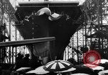 Image of Launching of aircraft carrier Hornet (CV-12) Newport News Virginia USA, 1943, second 20 stock footage video 65675068883