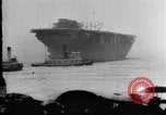 Image of Launching of aircraft carrier Hornet (CV-12) Newport News Virginia USA, 1943, second 30 stock footage video 65675068883