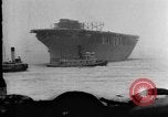 Image of Launching of aircraft carrier Hornet (CV-12) Newport News Virginia USA, 1943, second 32 stock footage video 65675068883
