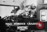 Image of Nazi bomber crash United Kingdom, 1940, second 8 stock footage video 65675068885