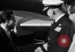 Image of King Faisal II and Prince Abdul-Ilah aboard USS Oriskany CV-34 San Diego California USA, 1952, second 17 stock footage video 65675068899