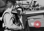 Image of King Faisal II and Prince Abdul-Ilah aboard USS Oriskany CV-34 San Diego California USA, 1952, second 31 stock footage video 65675068899