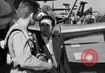 Image of King Faisal II and Prince Abdul-Ilah aboard USS Oriskany CV-34 San Diego California USA, 1952, second 32 stock footage video 65675068899