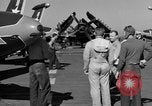 Image of King Faisal II and Prince Abdul-Ilah aboard USS Oriskany CV-34 San Diego California USA, 1952, second 59 stock footage video 65675068899