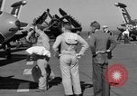 Image of King Faisal II and Prince Abdul-Ilah aboard USS Oriskany CV-34 San Diego California USA, 1952, second 62 stock footage video 65675068899