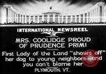 Immagine di John Calvin Coolidge Plymouth Vermont USA, 1926, secondo 9 filmato di repertorio 65675068974