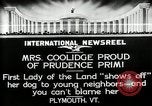 Immagine di John Calvin Coolidge Plymouth Vermont USA, 1926, secondo 10 filmato di repertorio 65675068974