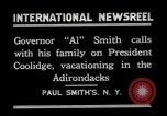 Immagine di John Calvin Coolidge Paul Smiths New York USA, 1926, secondo 6 filmato di repertorio 65675068975