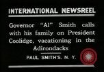 Immagine di John Calvin Coolidge Paul Smiths New York USA, 1926, secondo 8 filmato di repertorio 65675068975