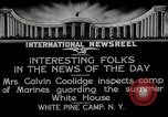 Immagine di Grazia Coolidge Paul Smiths New York USA, 1926, secondo 5 filmato di repertorio 65675068976